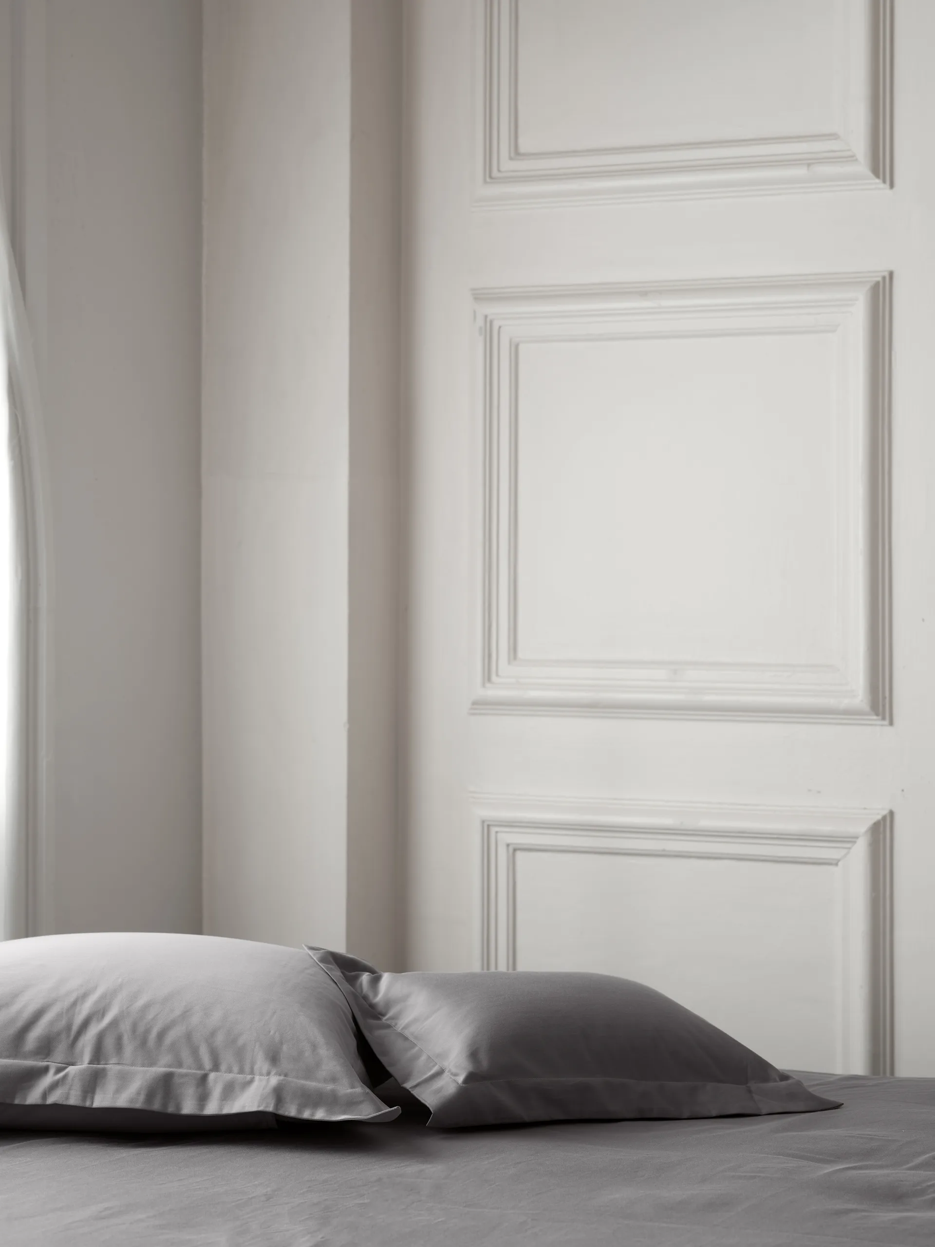 Satina Dynetrekk, Grå, 200 x 220 cm Mille Notti