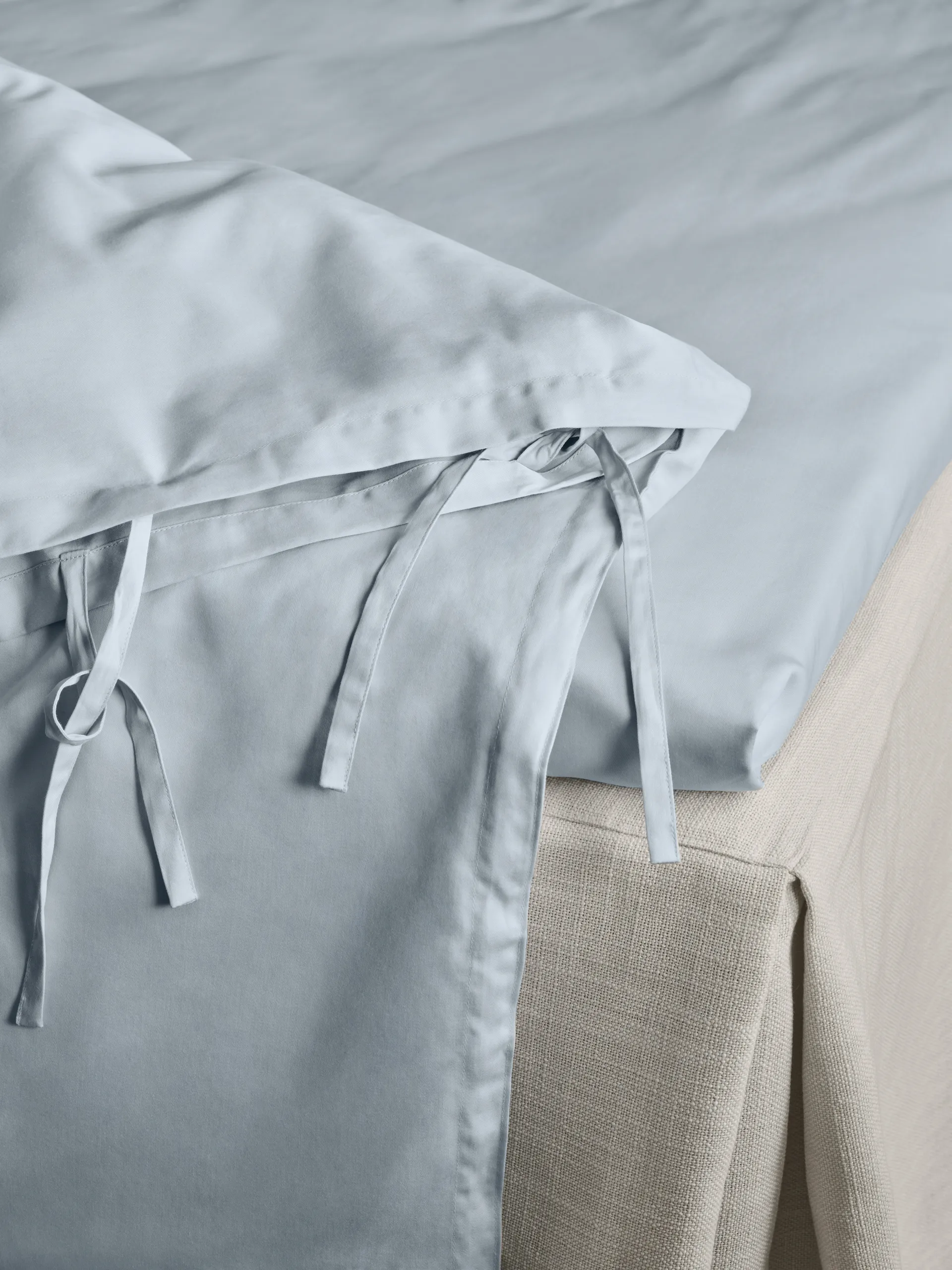 Satina Dynetrekk, Lyseblå, 220x220 cm Mille Notti