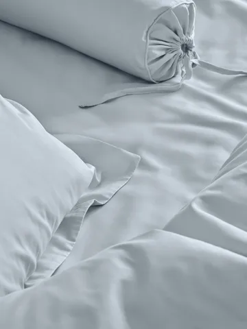 Satina Dynetrekk - Lyseblå, 220x220 cm - Mille Notti