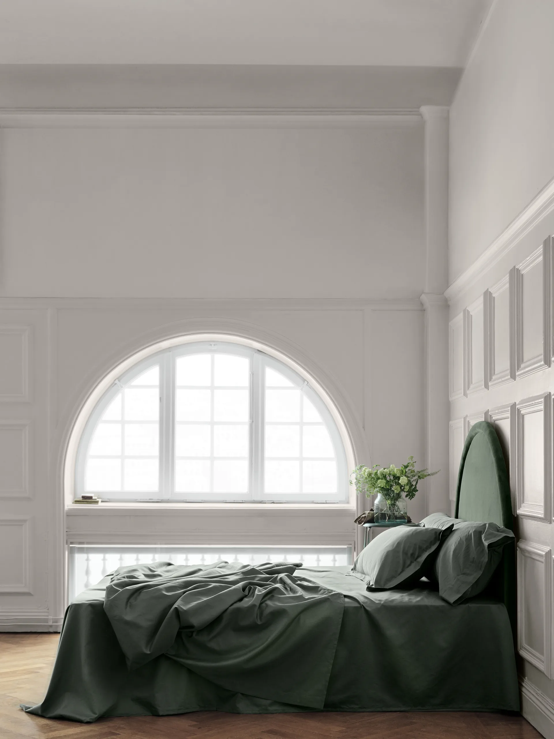 Satina plain putevar, Grønn, 50x90 cm Mille Notti