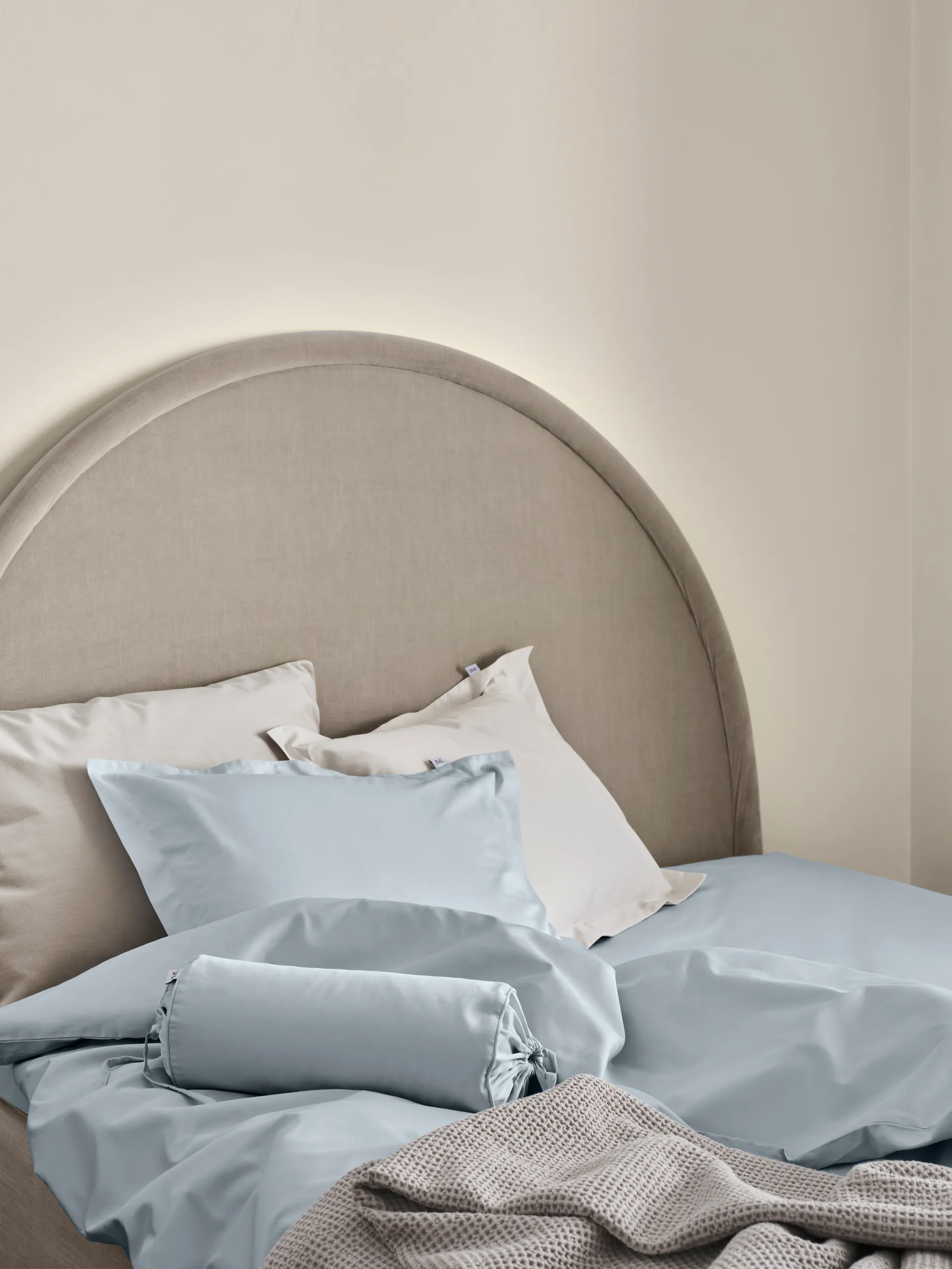 Satina plain putevar, Lyseblå, 50x90 cm Mille Notti