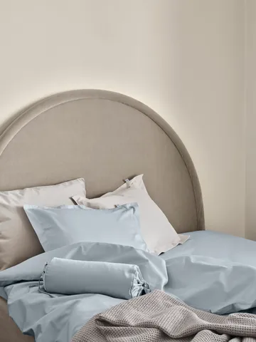 Satina plain putevar - Lyseblå, 50x90 cm - Mille Notti