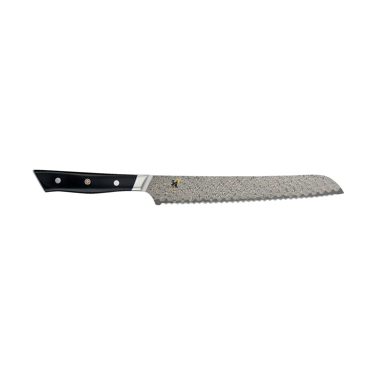 Miyabi Hibana 800DP brødkniv 24 cm Damaskus-svart