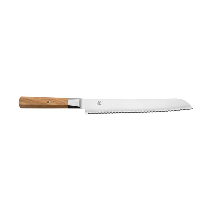 Koya 4000FC brødkniv 23 cm - Damaskus-brunt pakkatre - Miyabi