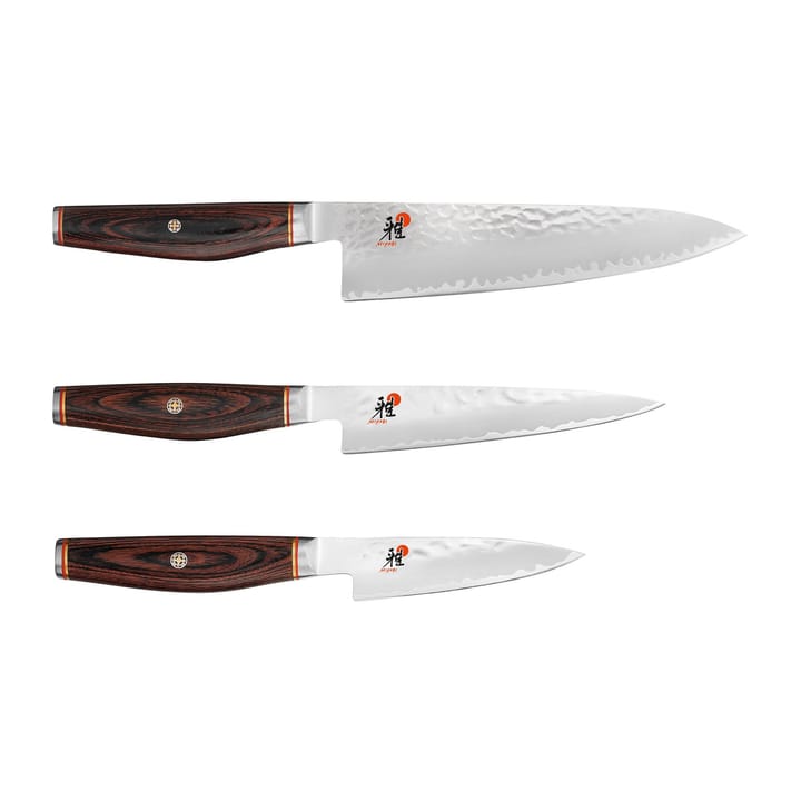 Miyabi Artisan 6000MCT knivsett 3 deler - Tre - Miyabi