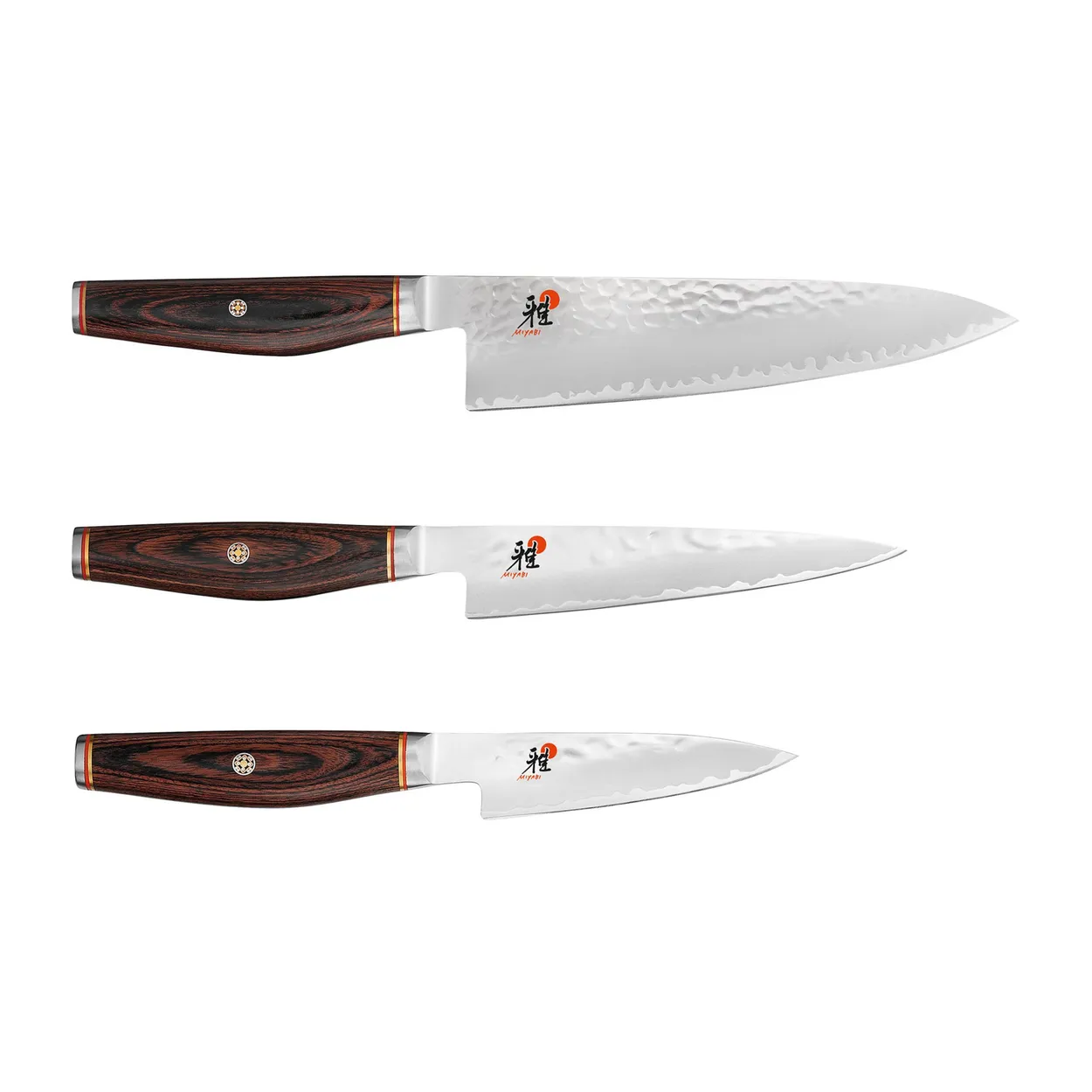 Miyabi Miyabi Artisan 6000MCT knivsett 3 deler Tre