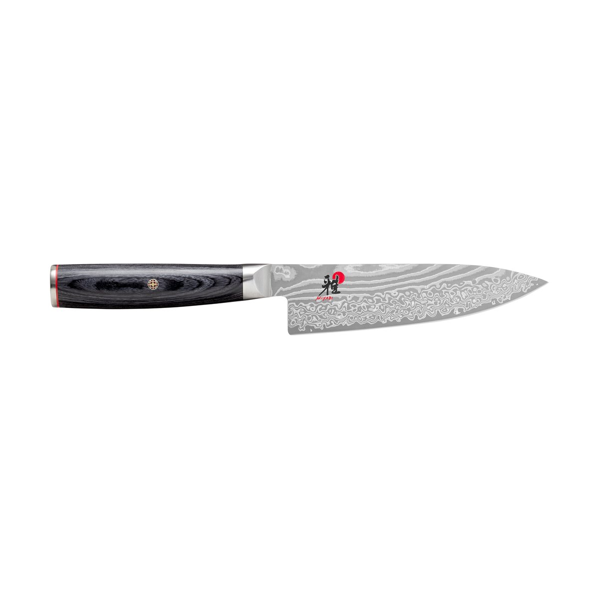 Miyabi Raw 5000FCD kokkekniv gyutoh 16 cm Damaskus-svart
