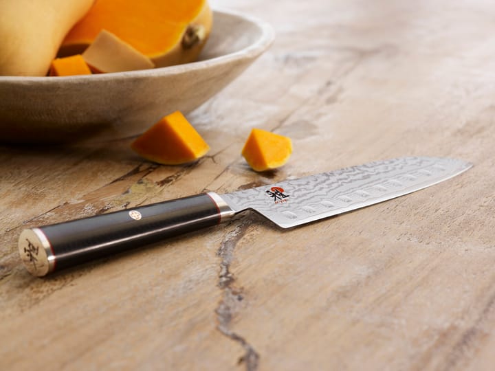 Raw 5000FCD kokkekniv gyutoh 16 cm, Damaskus-svart Miyabi