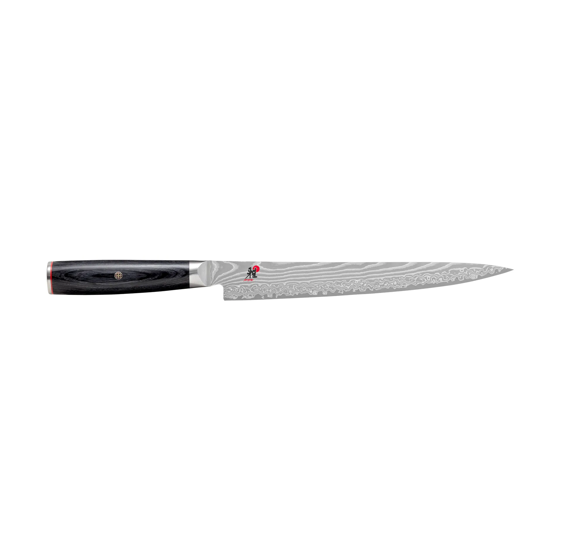Raw 5000FCD sujihiki filetkniv 24 cm, Damaskus-svart Miyabi