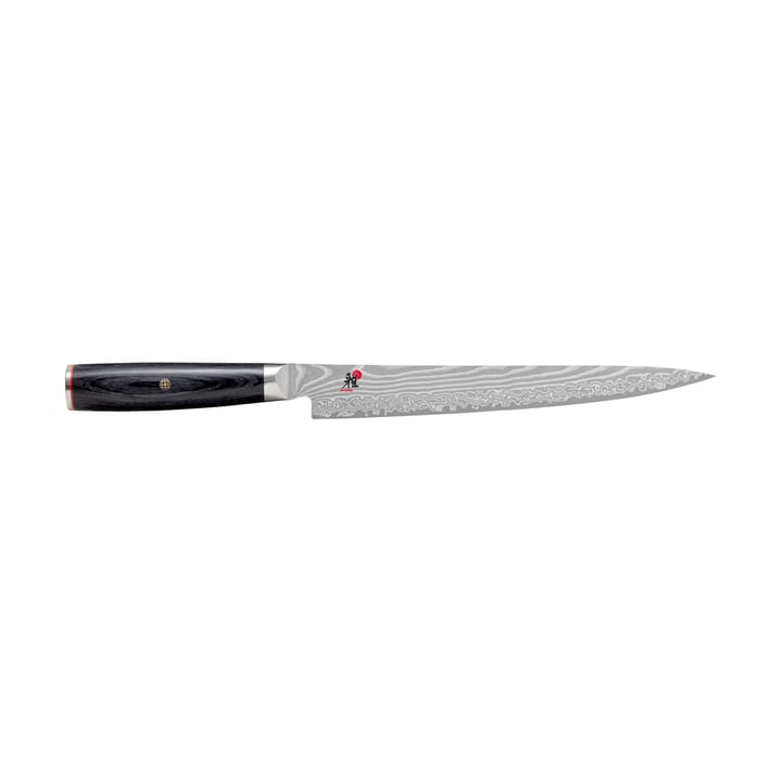 Raw 5000FCD sujihiki filetkniv 24 cm - Damaskus-svart - Miyabi