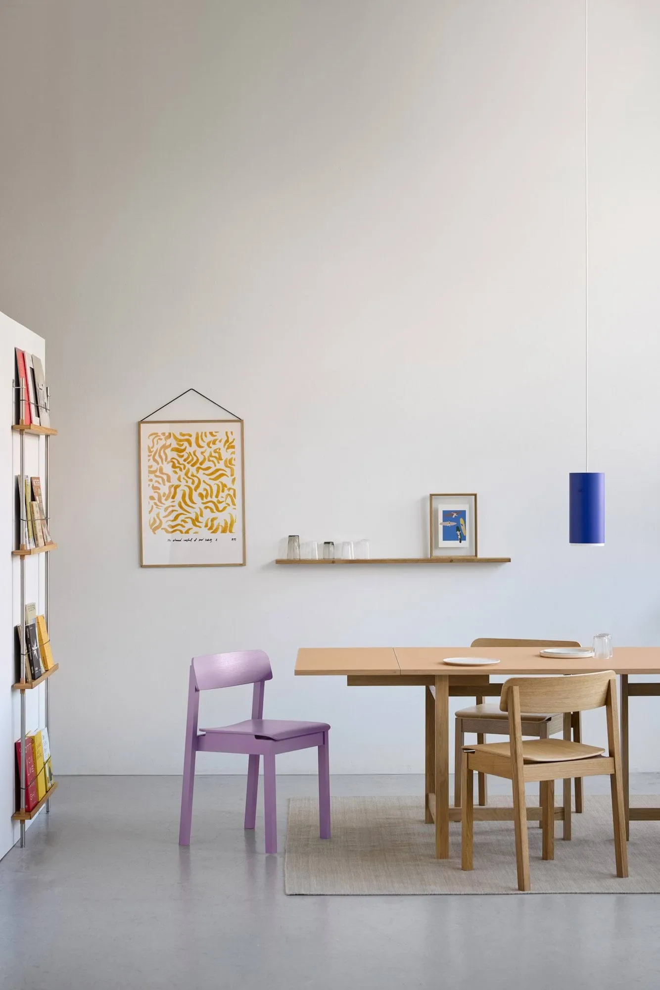 Everyday Chair stol , Soft lavender MOEBE