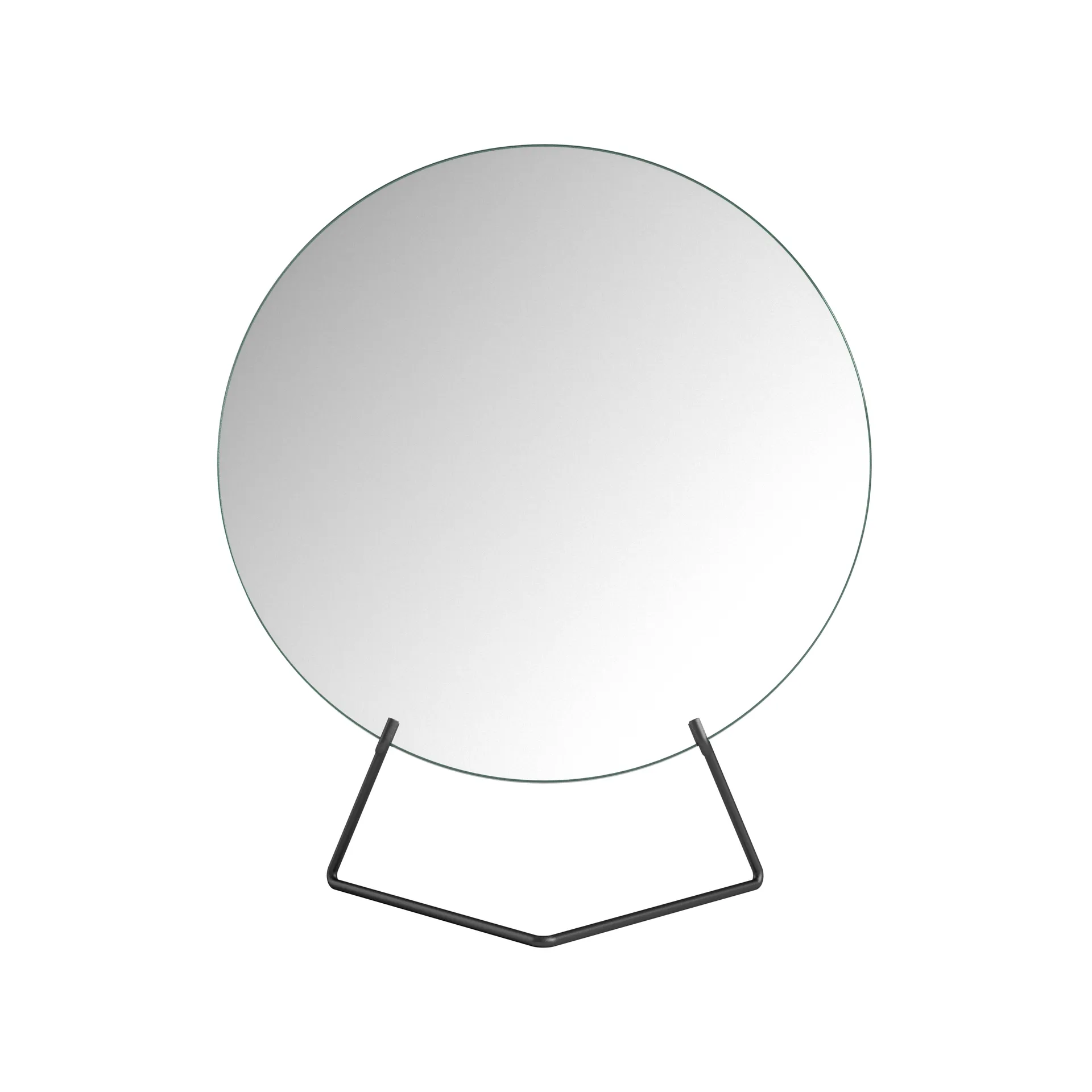 Gulvspeil Ø20 cm, Black MOEBE