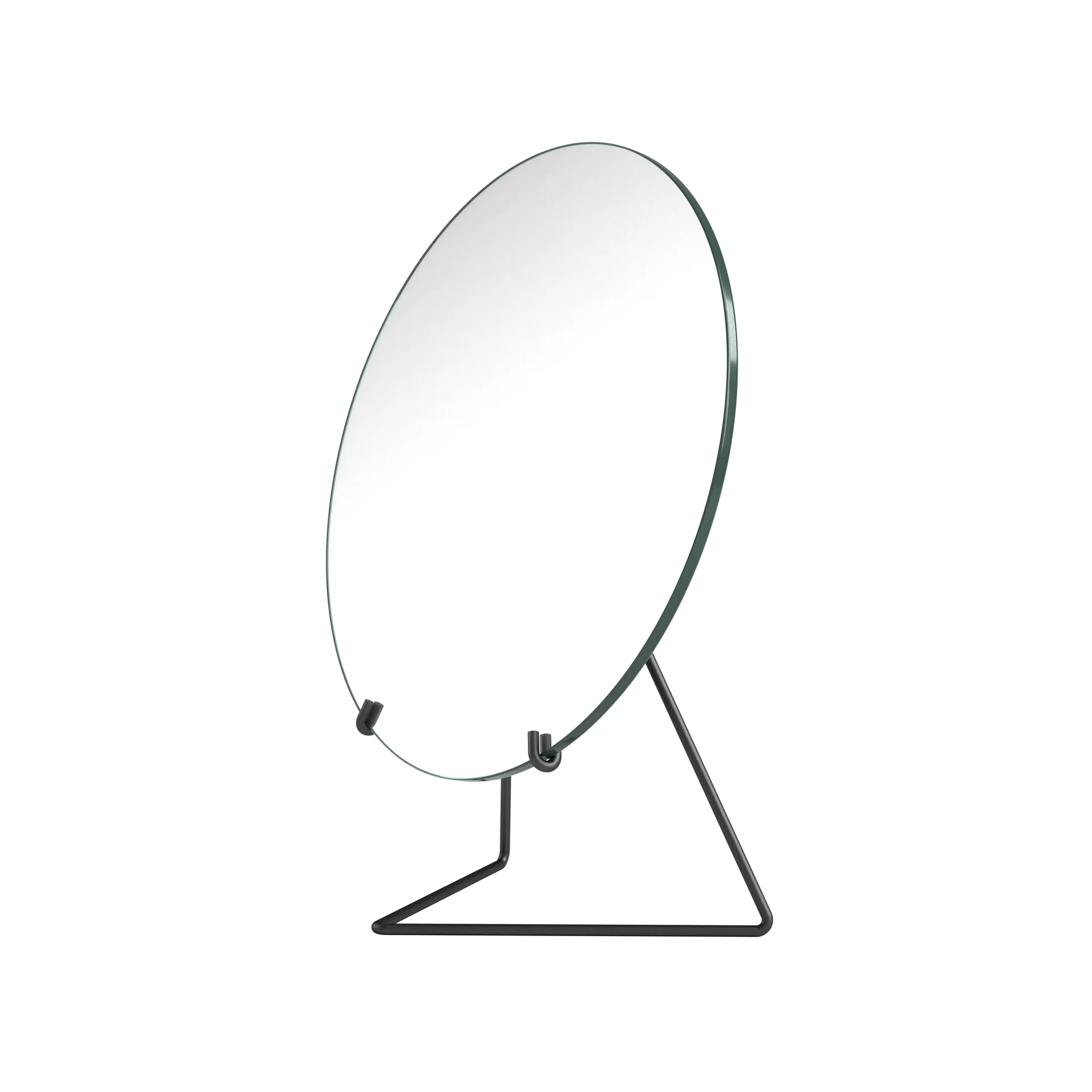 Gulvspeil Ø20 cm, Black MOEBE