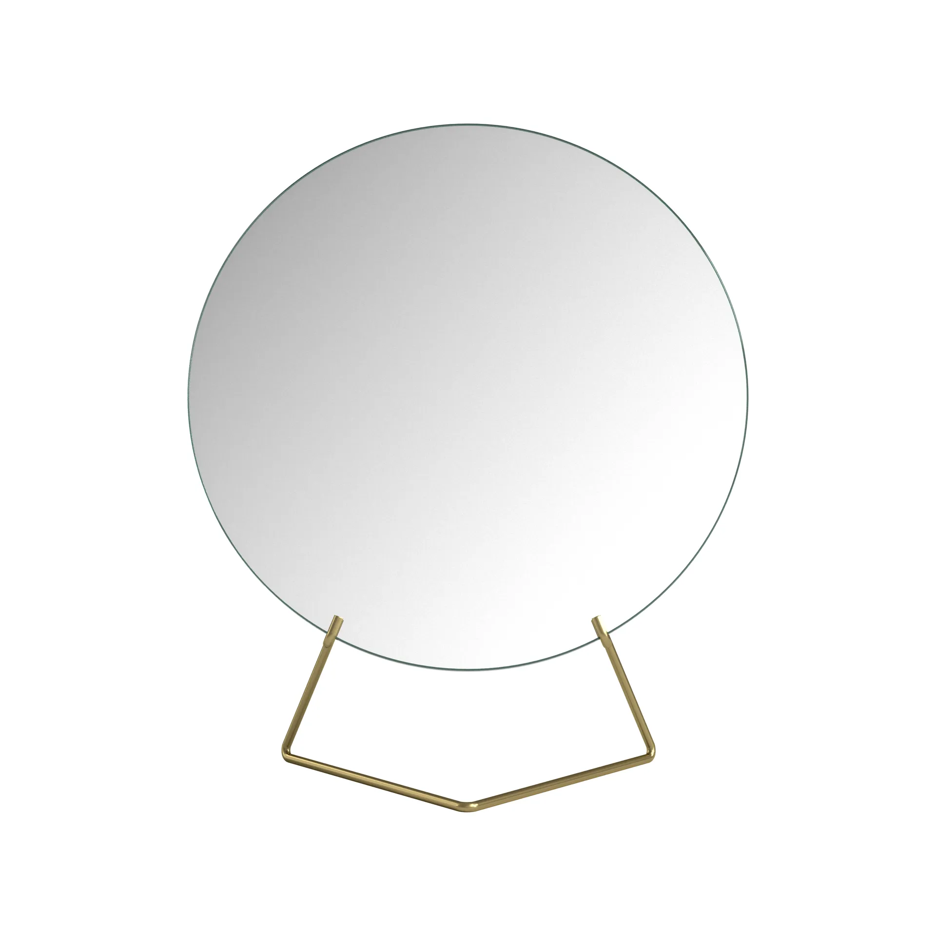 Gulvspeil Ø20 cm, Brass MOEBE