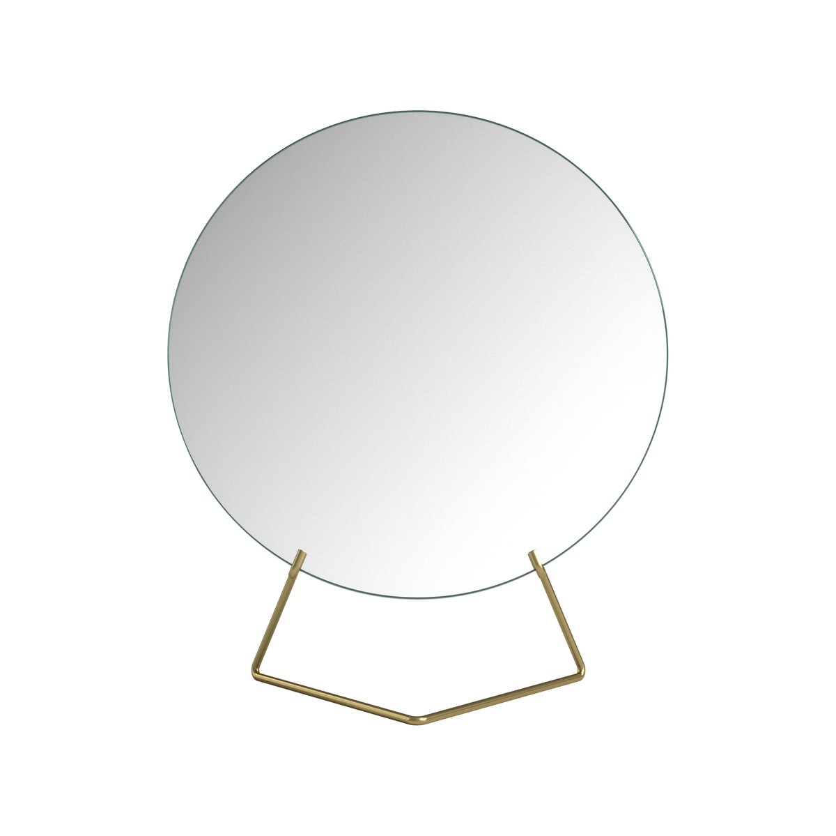 MOEBE Gulvspeil Ø20 cm Brass