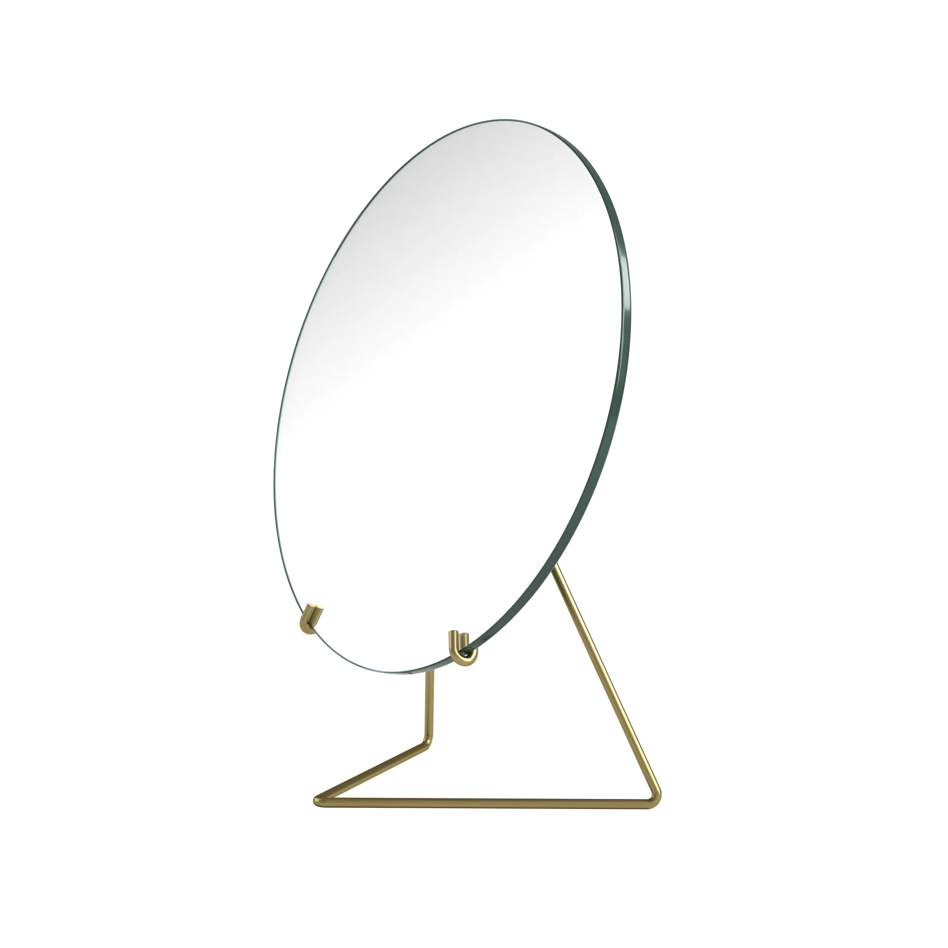 Gulvspeil Ø20 cm, Brass MOEBE