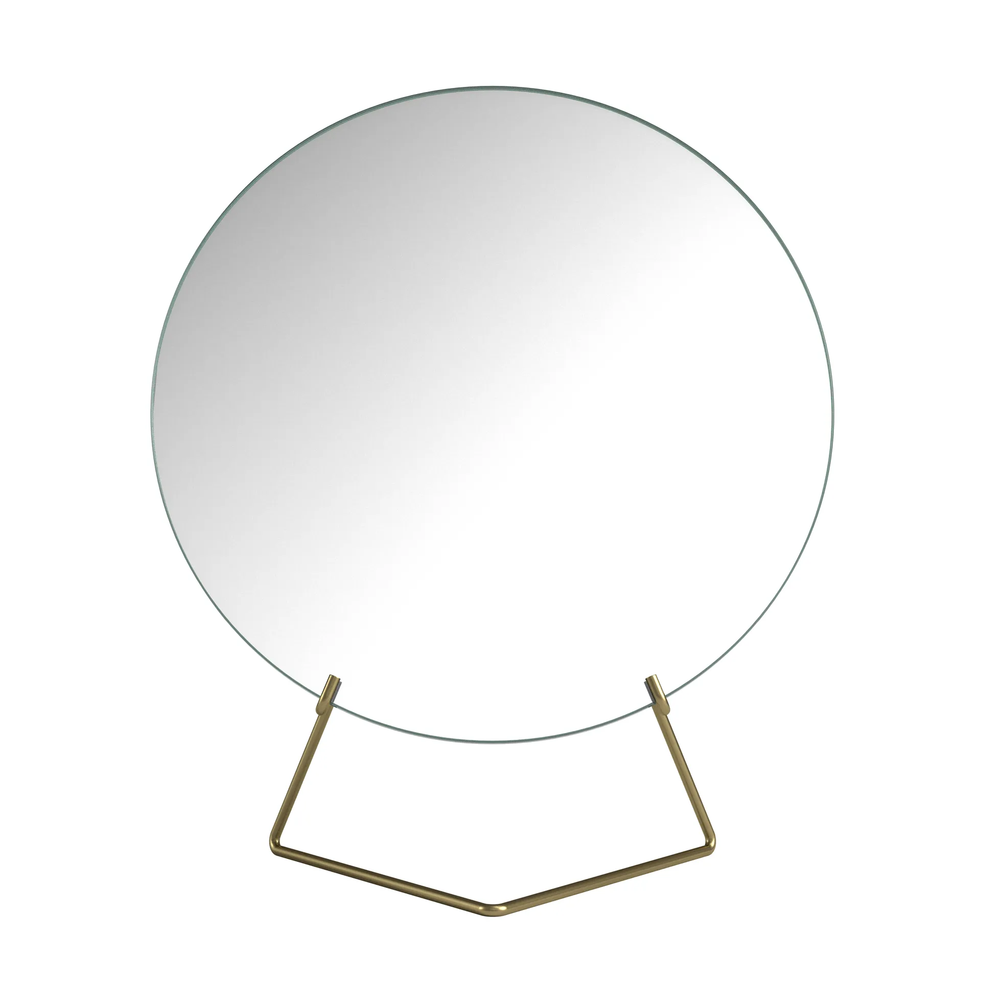 Gulvspeil Ø30 cm, Brass MOEBE