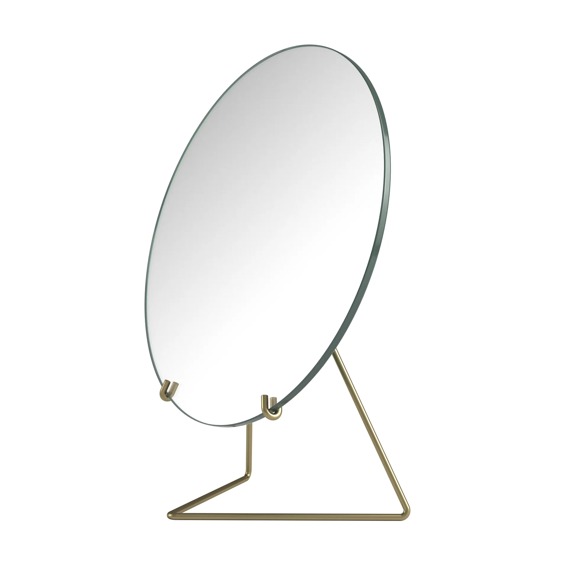 Gulvspeil Ø30 cm, Brass MOEBE