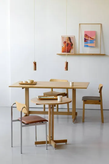KUMU kafébord - Oljet eik, Ø65 cm - MOEBE