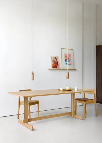 KUMU spisebord - Oljet eik, 90x220 cm - MOEBE