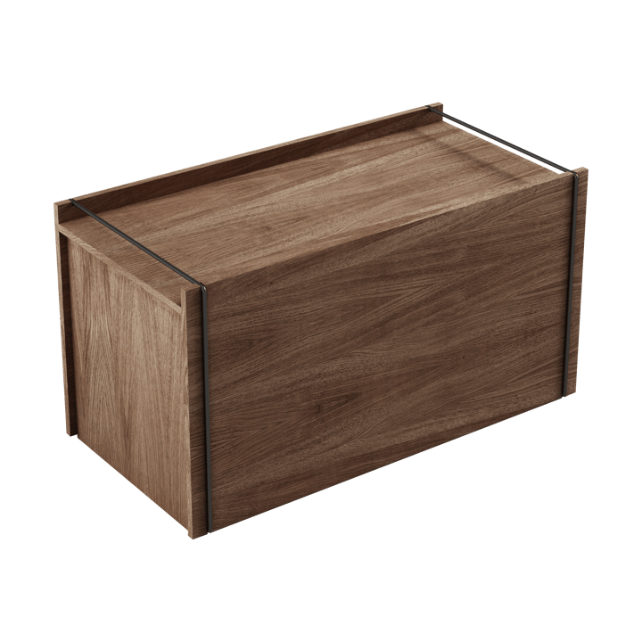 Lokk til oppbevaringsboks 28x60 cm, Smoked oak MOEBE