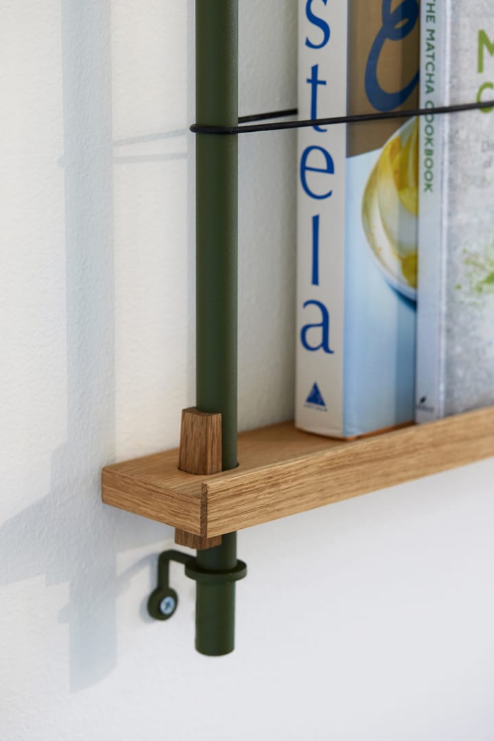 Moebe avisholder, Smoked oak-green MOEBE