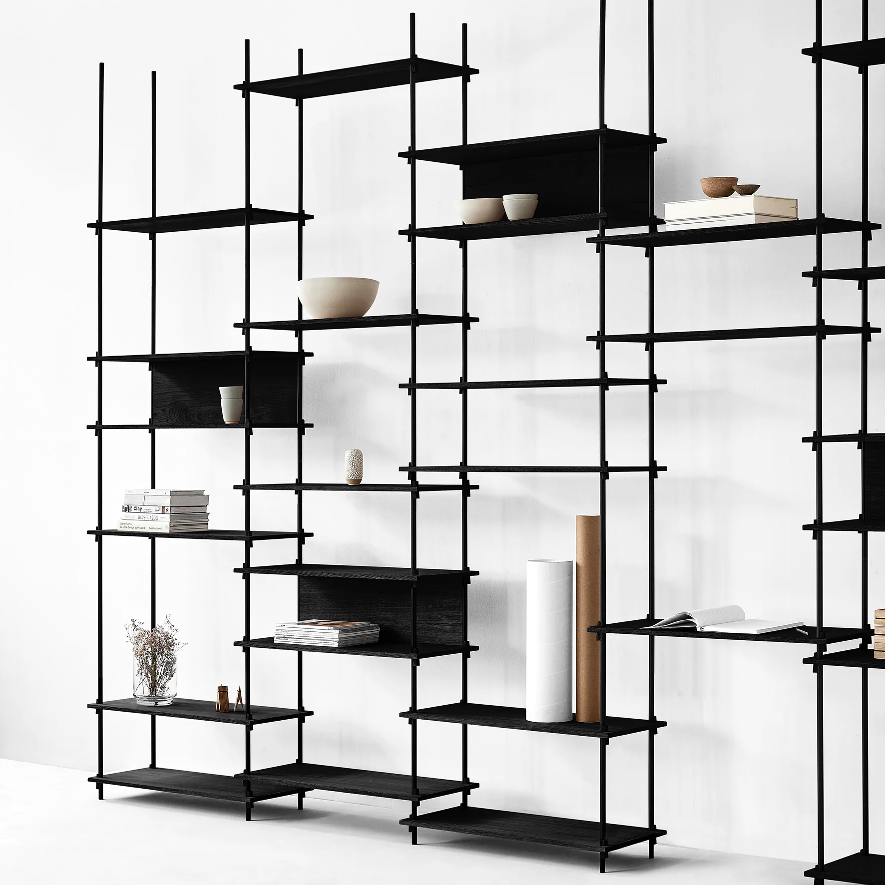 Moebe bakstykke til hylle 85 cm, Black MOEBE