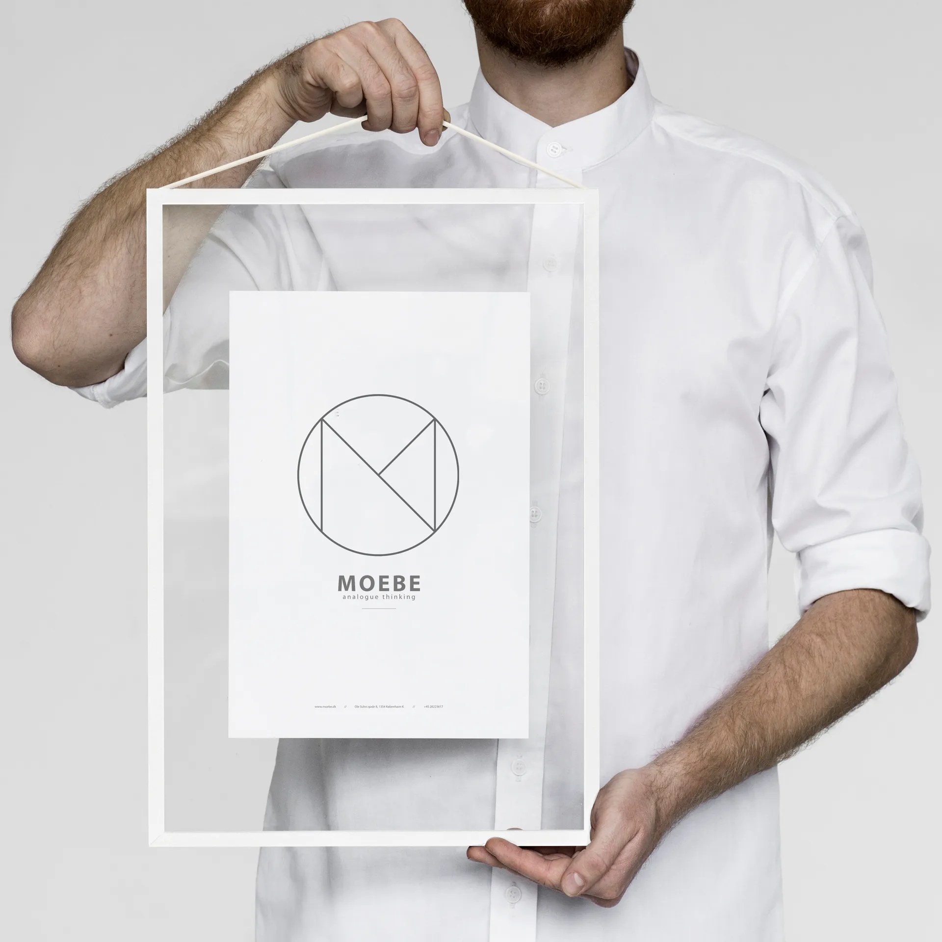 Moebe Frame A3 31,7x44 cm, Hvit MOEBE