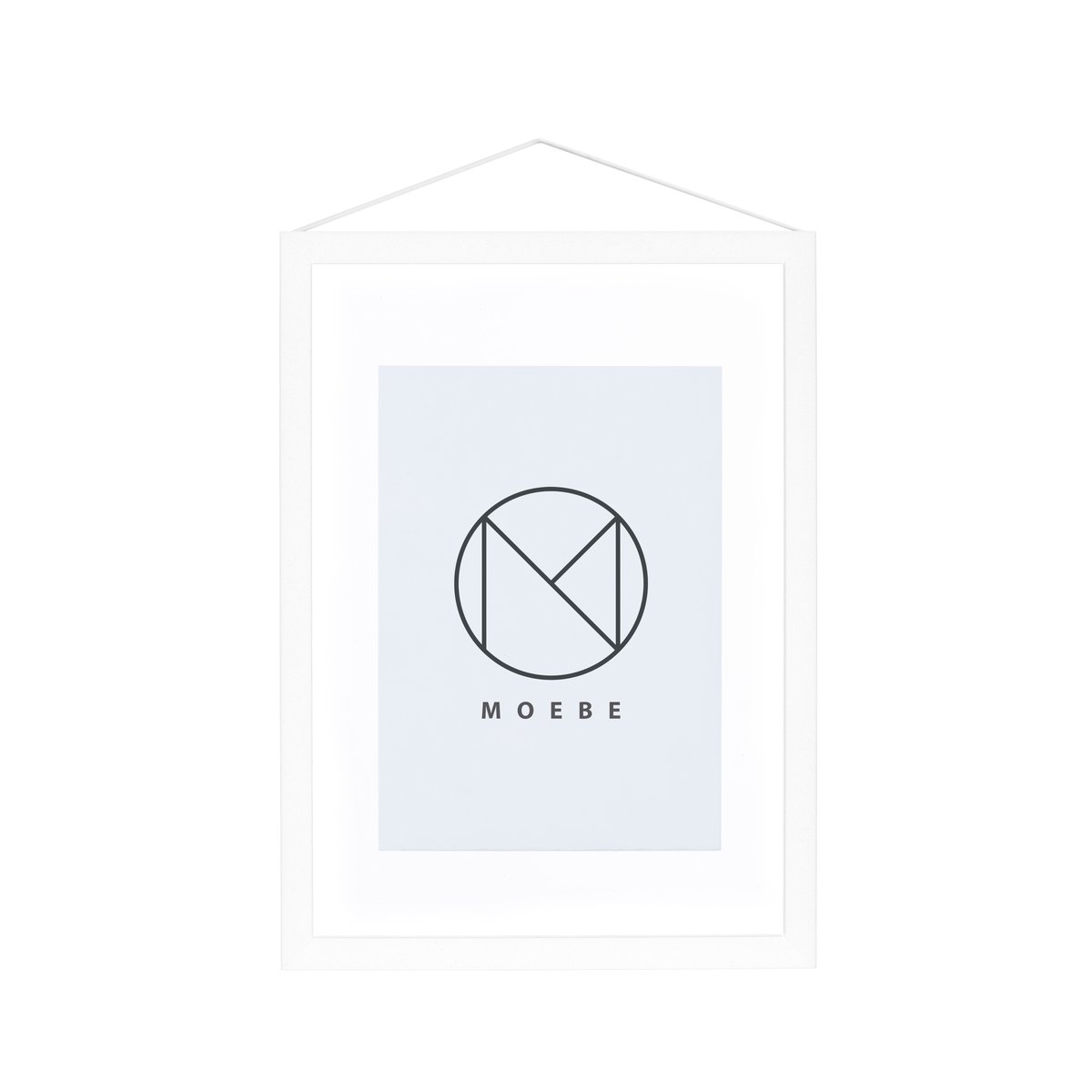 Moebe Frame A5 16,8x23 cm Hvit | Skandinavisk Design | Bilderammer | Hvit