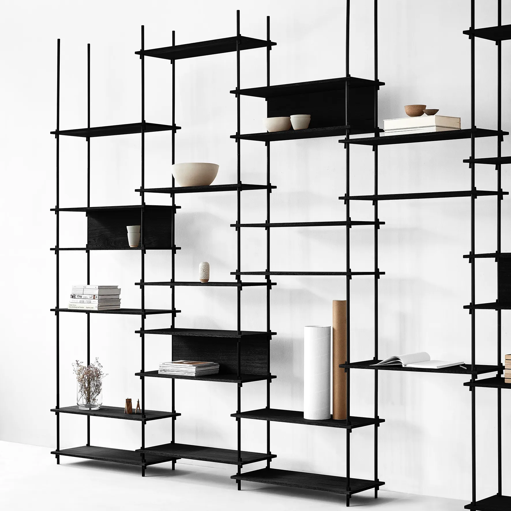 Moebe hyllebein 115 cm 2-stk., Black MOEBE