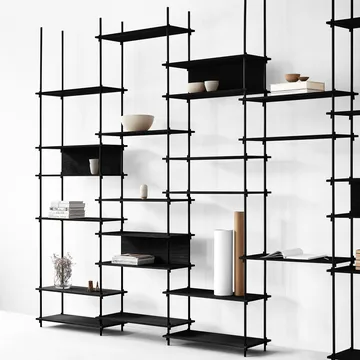 Moebe hyllebein 85 cm 2-stk. - Black - MOEBE