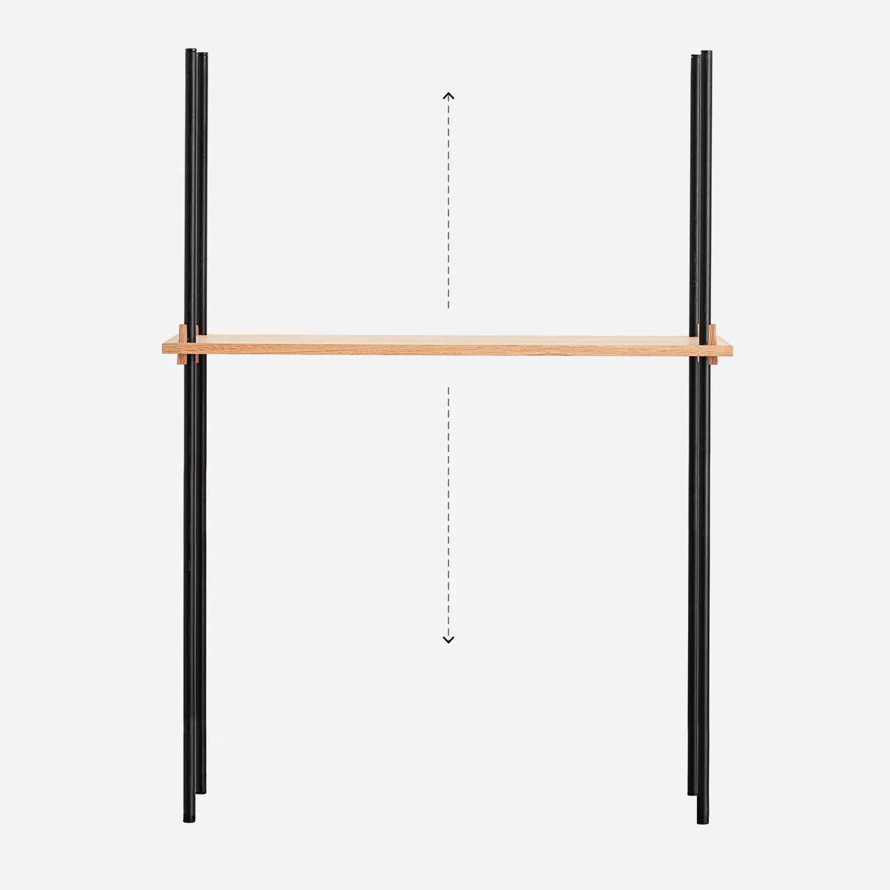 Moebe hyllesett 85 cm, Oak MOEBE