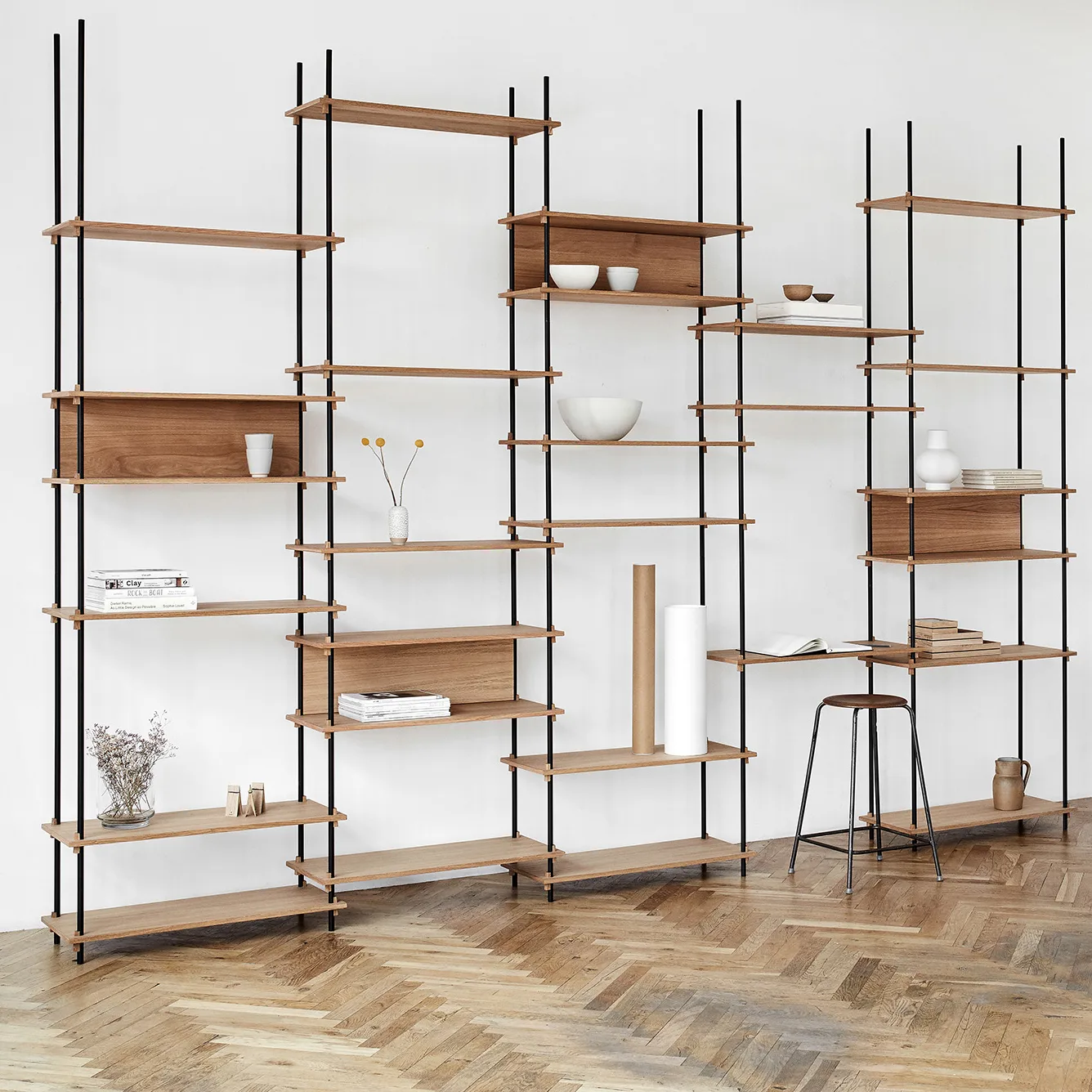 Moebe hyllesett 85 cm, Oak MOEBE