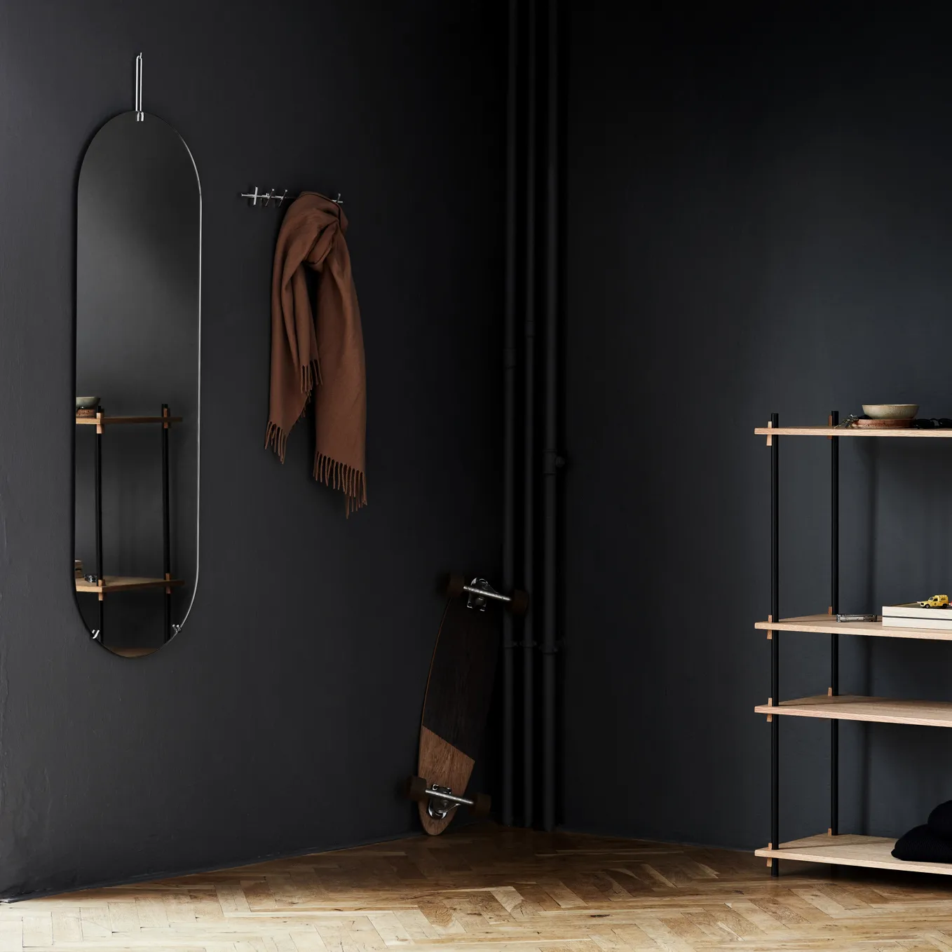 Moebe klesknagg small, Krom MOEBE