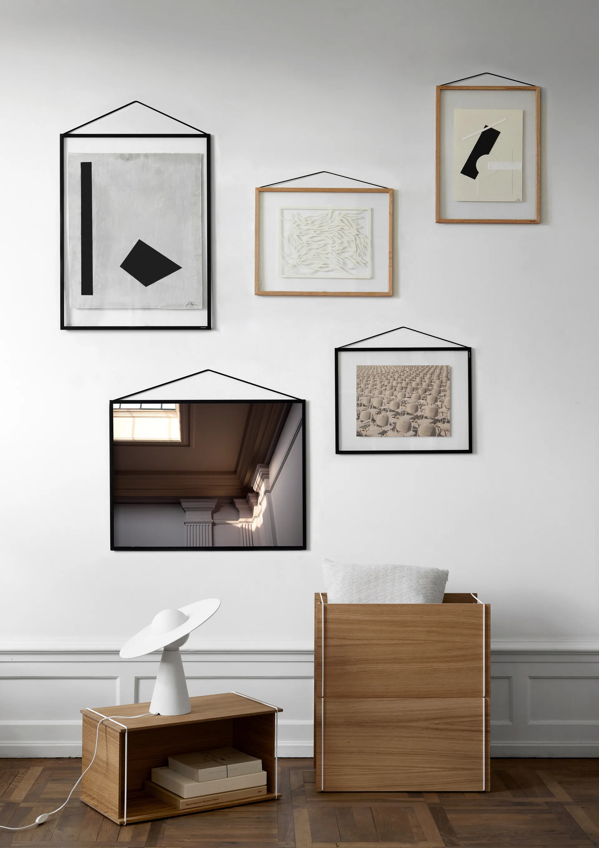 Moebe ramme 40 x 50 cm, Transparent, Wood, Black MOEBE