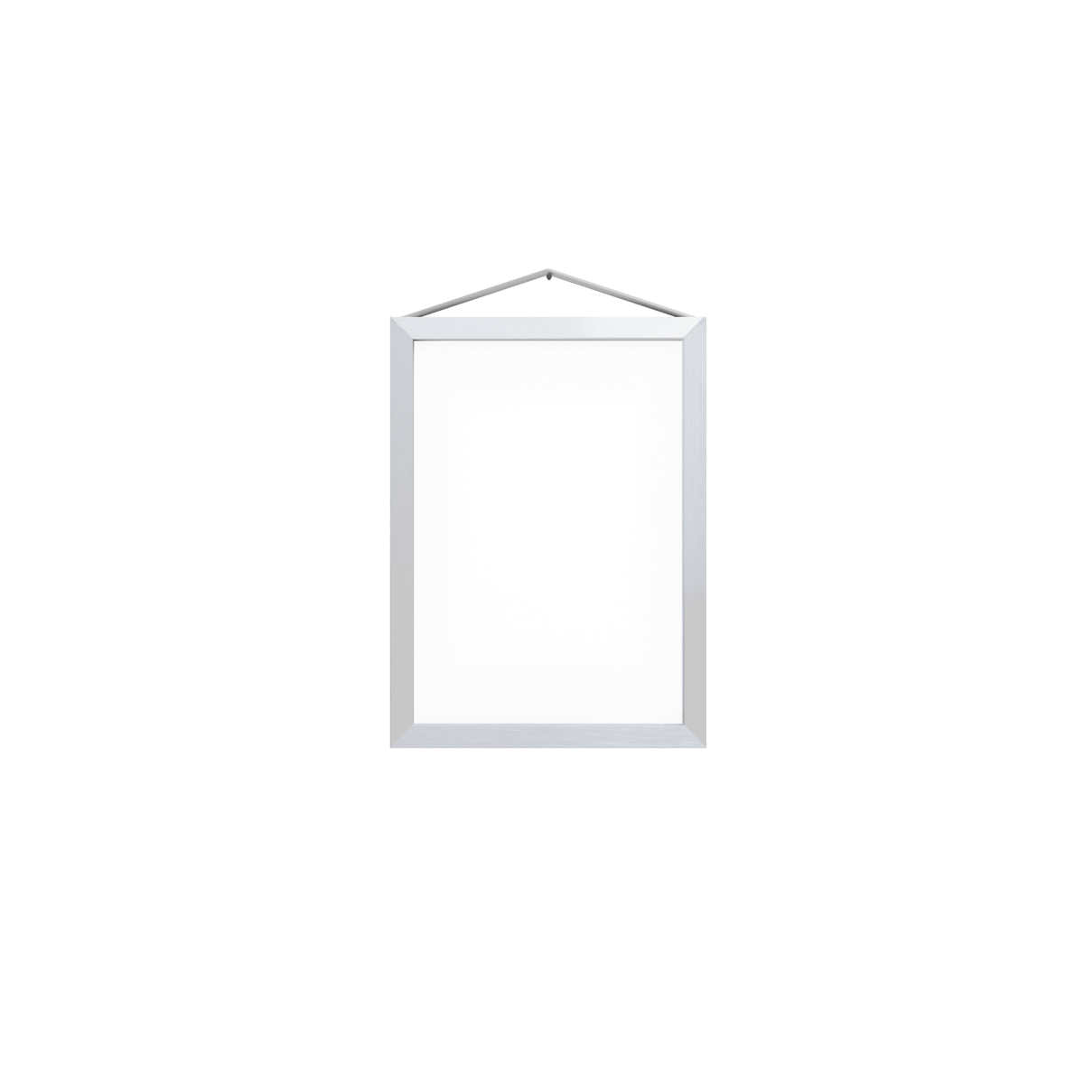 Moebe ramme A5 16,5 x 22,7 cm Brushed aluminium | Skandinavisk Design | Bilderammer | Sølv