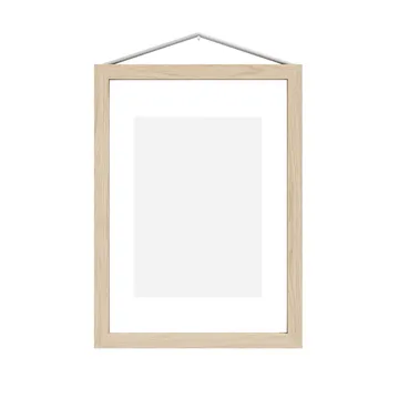 Moebe ramme A5 16,8 x 23,2 cm - Transparent, Wood, Black - MOEBE