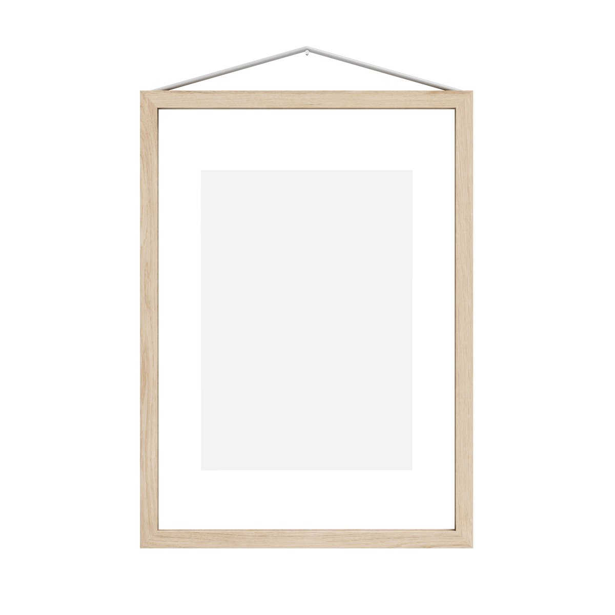 Moebe ramme i ask A4 23,2 x 31,7 cm Transparent, Wood, Black