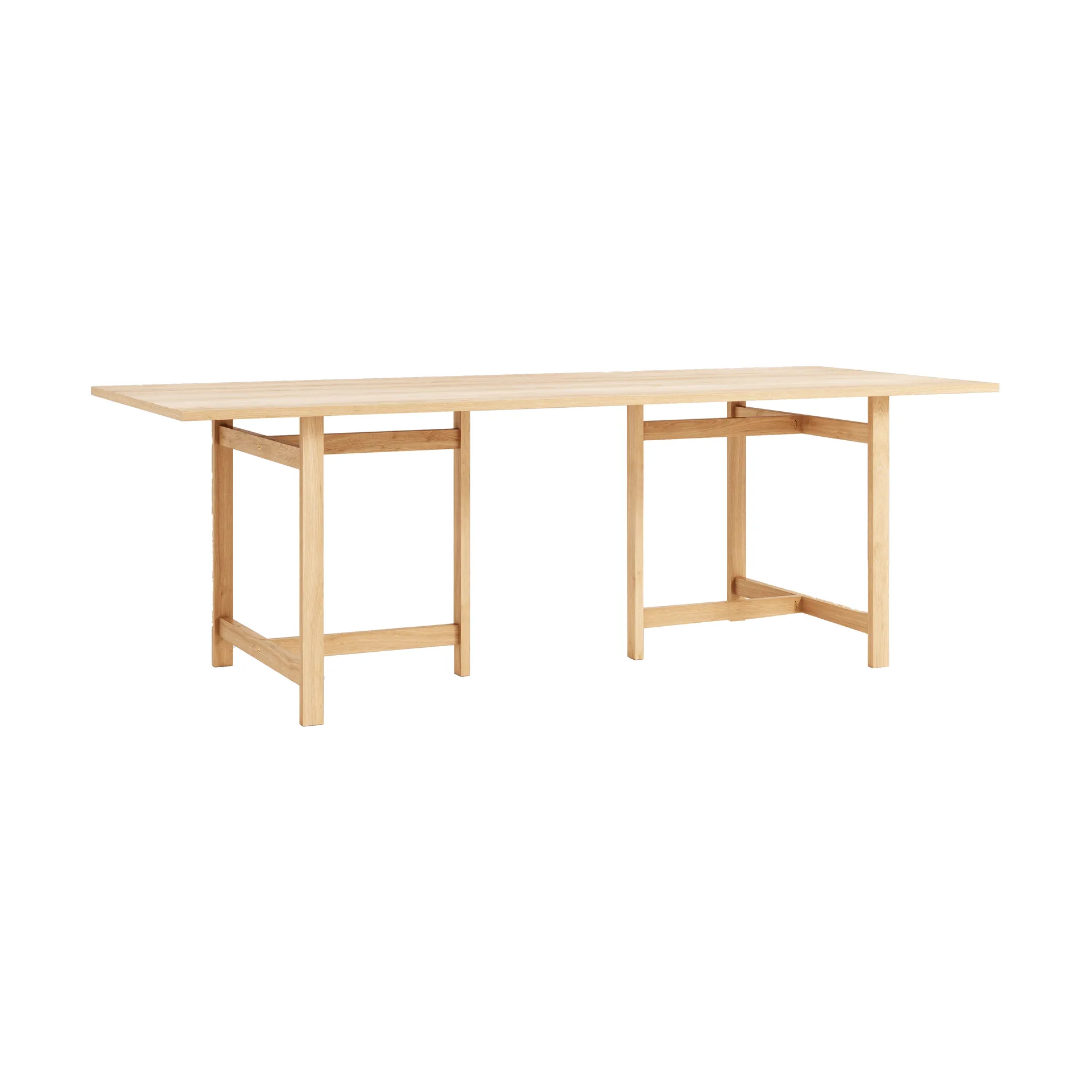 Moebe rectangular dining table spisebord 220 x 90 cm, Eik MOEBE