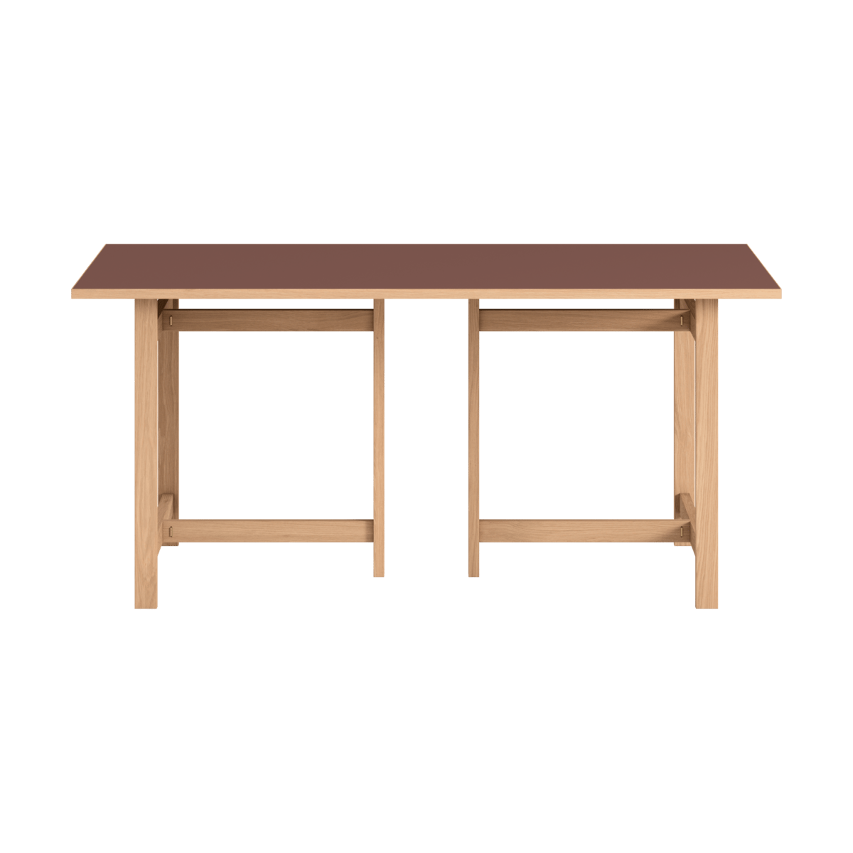 Bilde av MOEBE Moebe Rektangulært spisebord Burgundy 160x90 cm