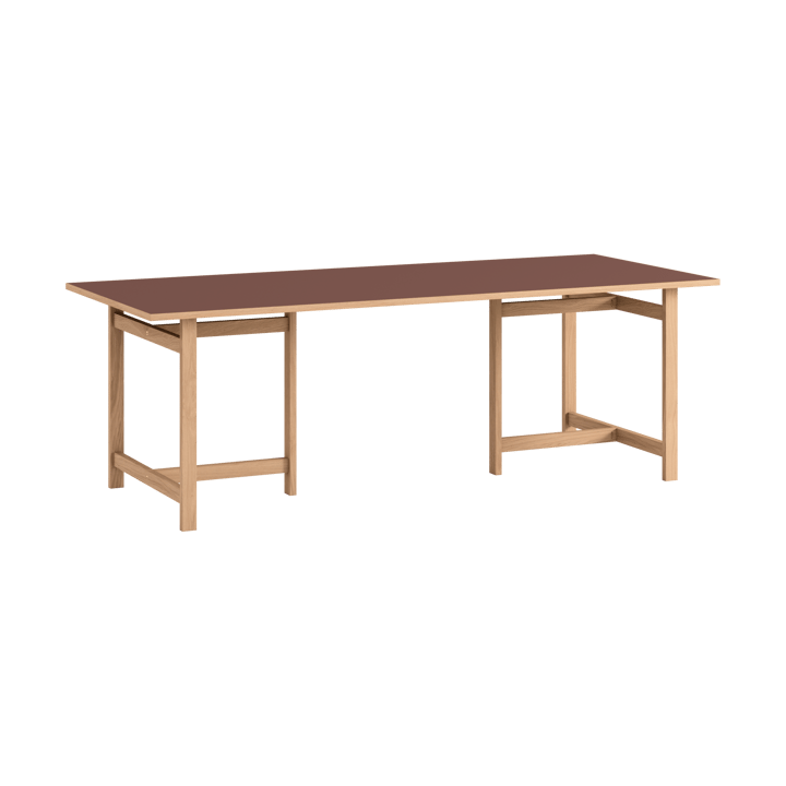 Moebe Rektangulært spisebord, Burgundy, 220x90 cm MOEBE