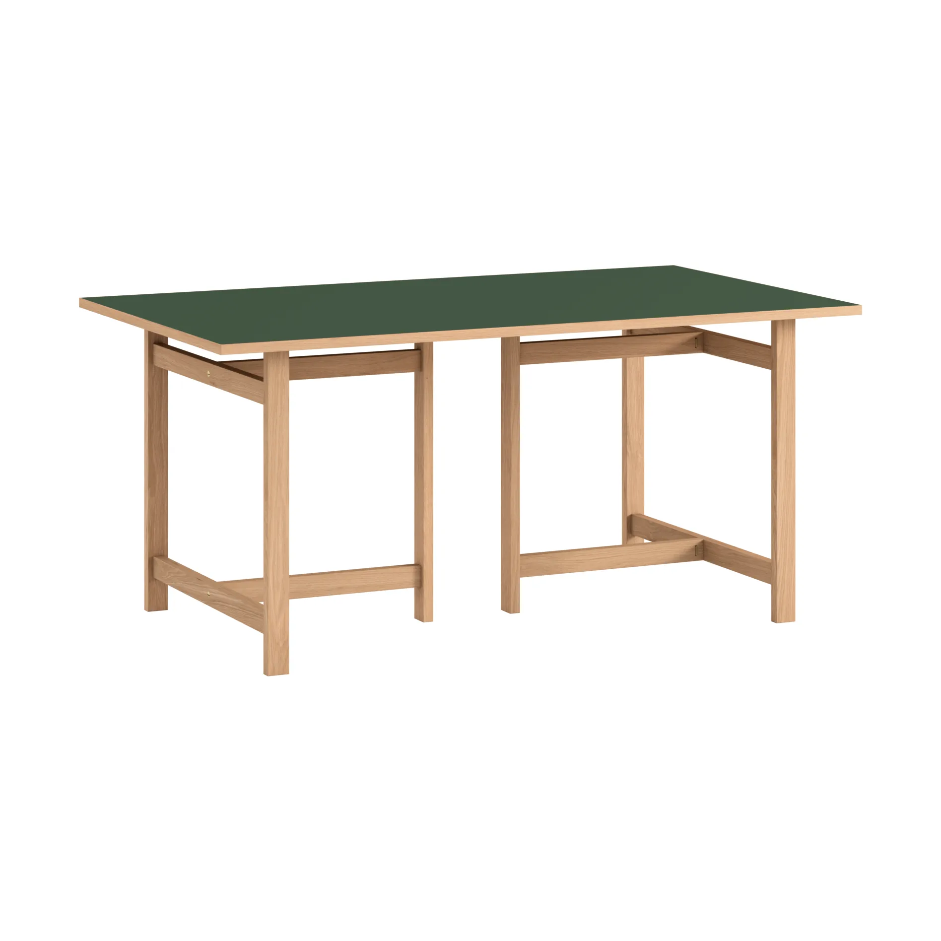 Moebe Rektangulært spisebord, Green, 160x90 cm MOEBE