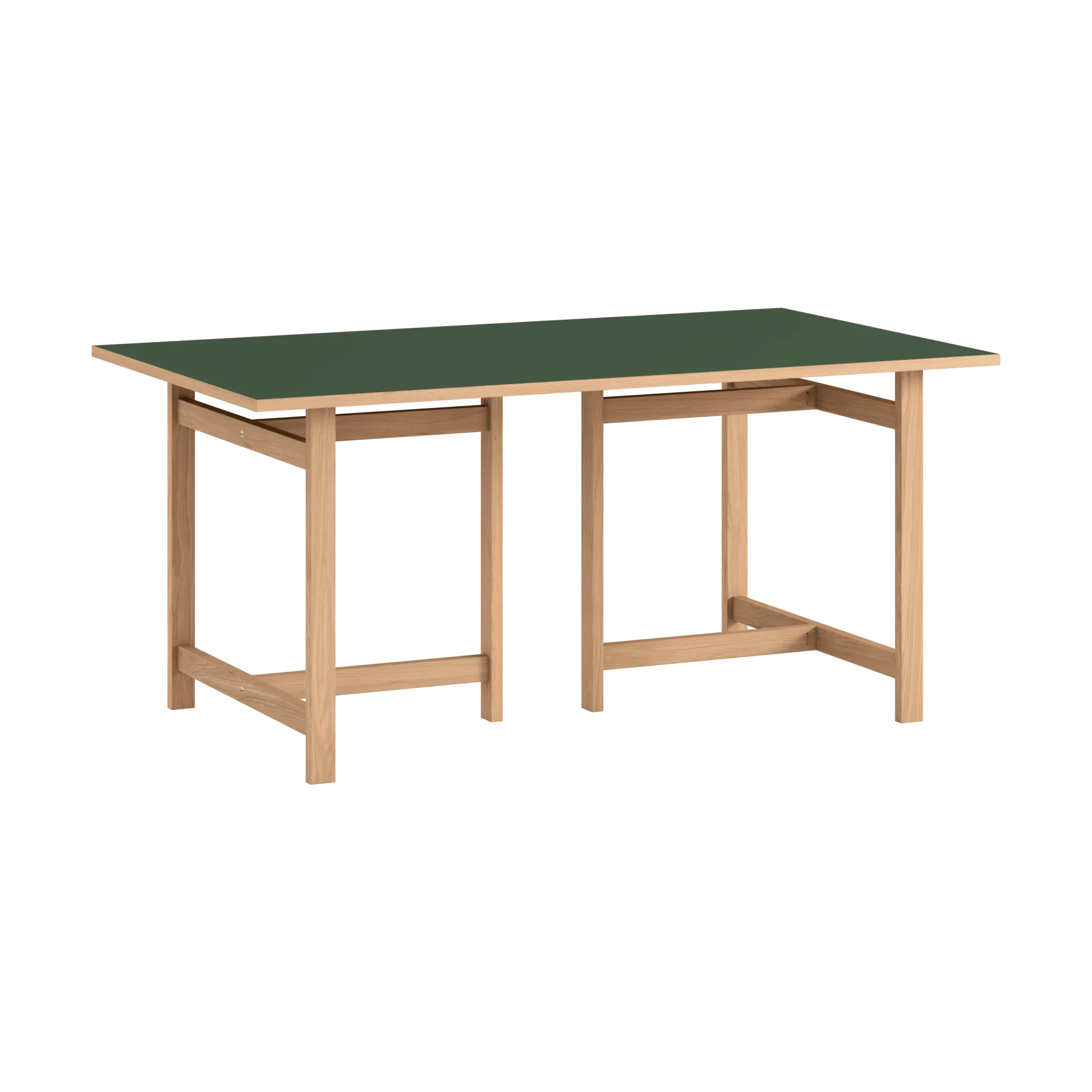 Moebe Rektangulært spisebord, Green, 220x90 cm MOEBE
