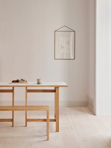 Moebe Rektangulært spisebord - Light grey, 160x90 cm - MOEBE