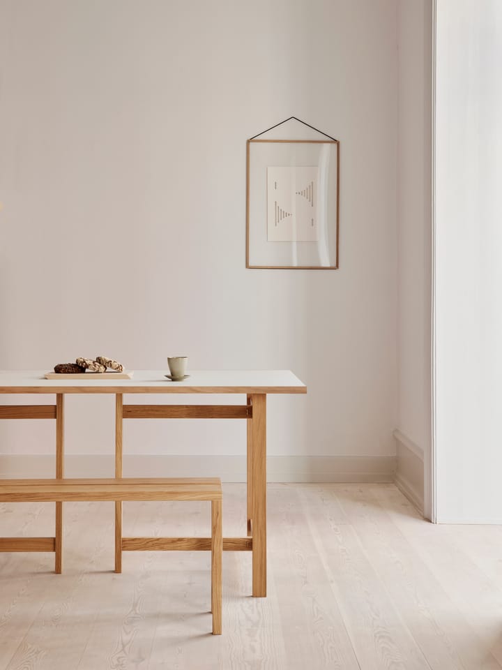 Moebe Rektangulært spisebord, Light grey, 160x90 cm MOEBE