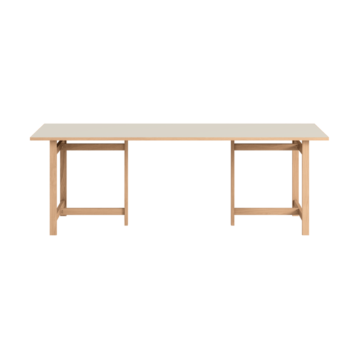 Moebe Rektangulært spisebord - Light grey, 220x90 cm - MOEBE