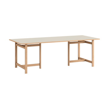 Moebe Rektangulært spisebord - Light grey, 220x90 cm - MOEBE