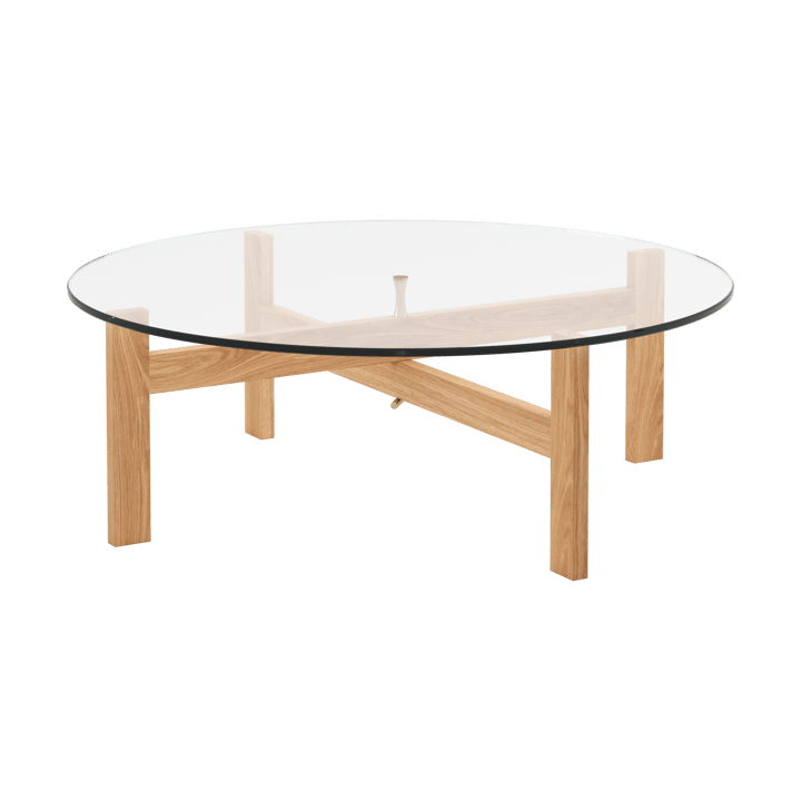 Moebe Round sofabord Ø88 cm - Ek - MOEBE