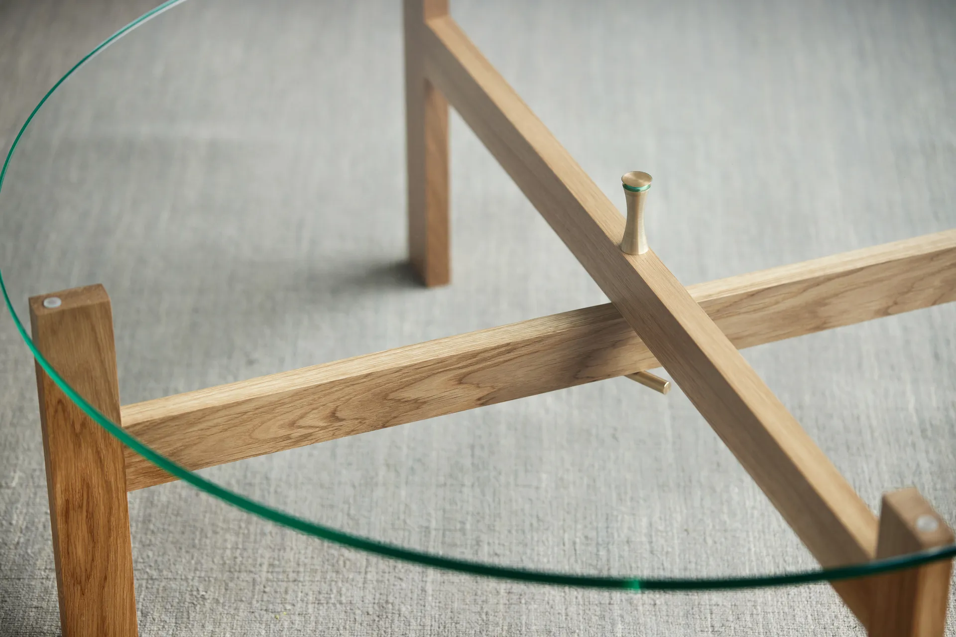 Moebe Round sofabord Ø88 cm, Ek MOEBE