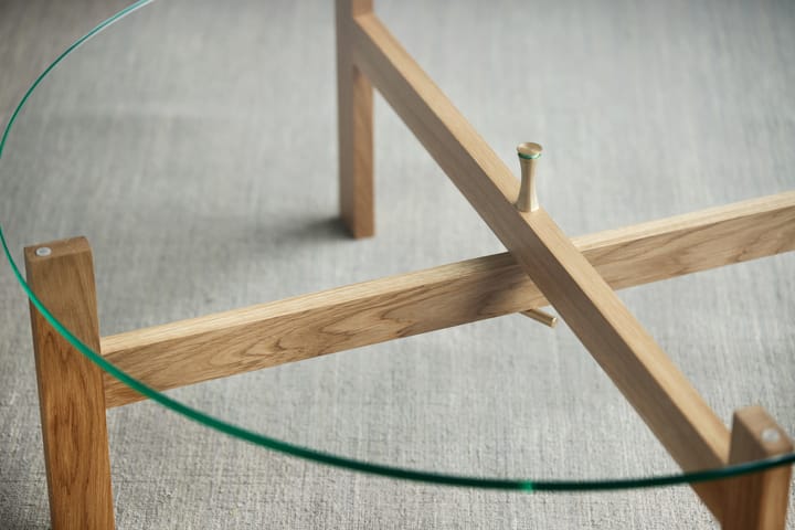 Moebe Round sofabord Ø88 cm, Ek MOEBE